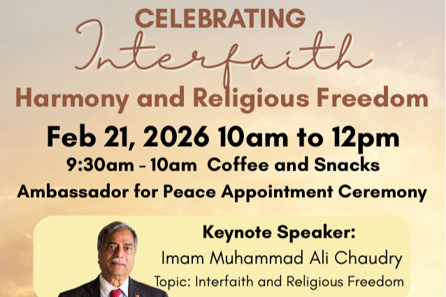 Interfaith Harmony & Religious Harmony 