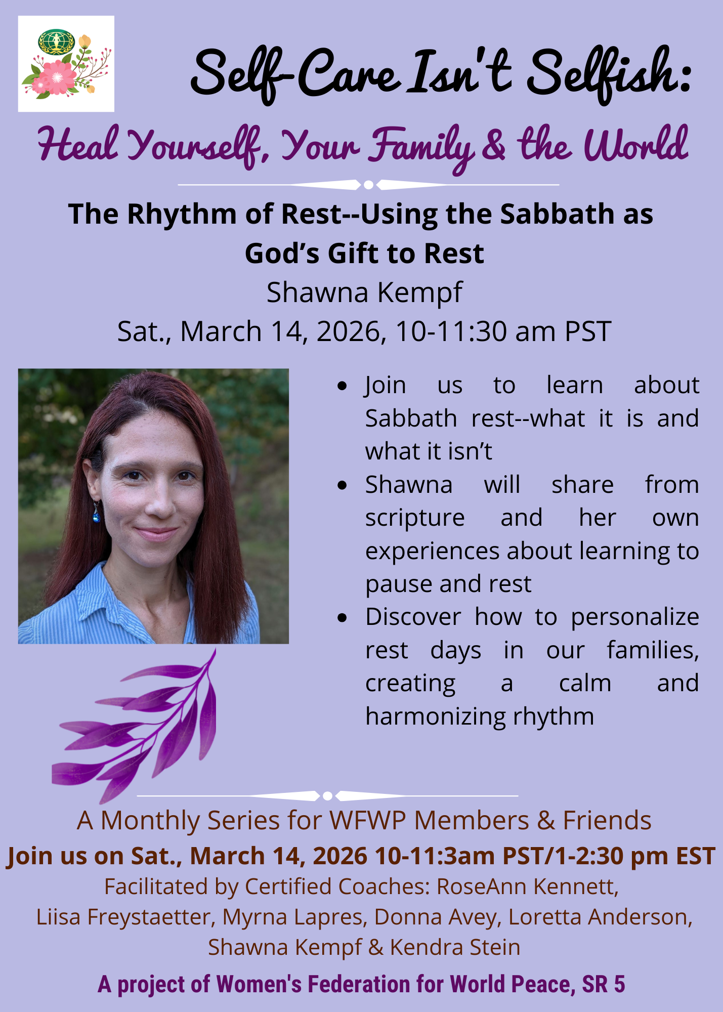Self-Care Isn't Selfish Feb Webinar 