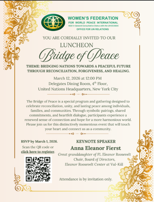 CSW 70 : WFWPI Bridge of Peace 