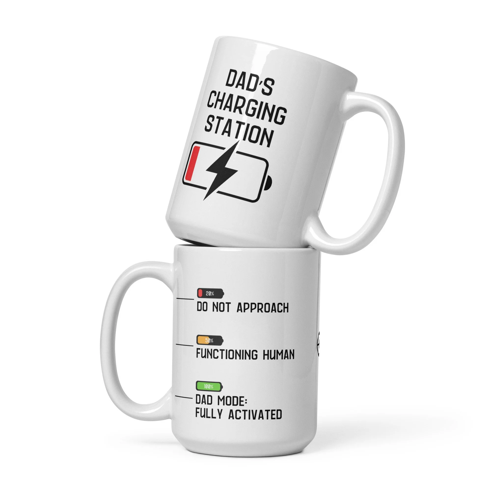 Dad’s Charging Station Mug – Fully Activated Father’s Day Gift