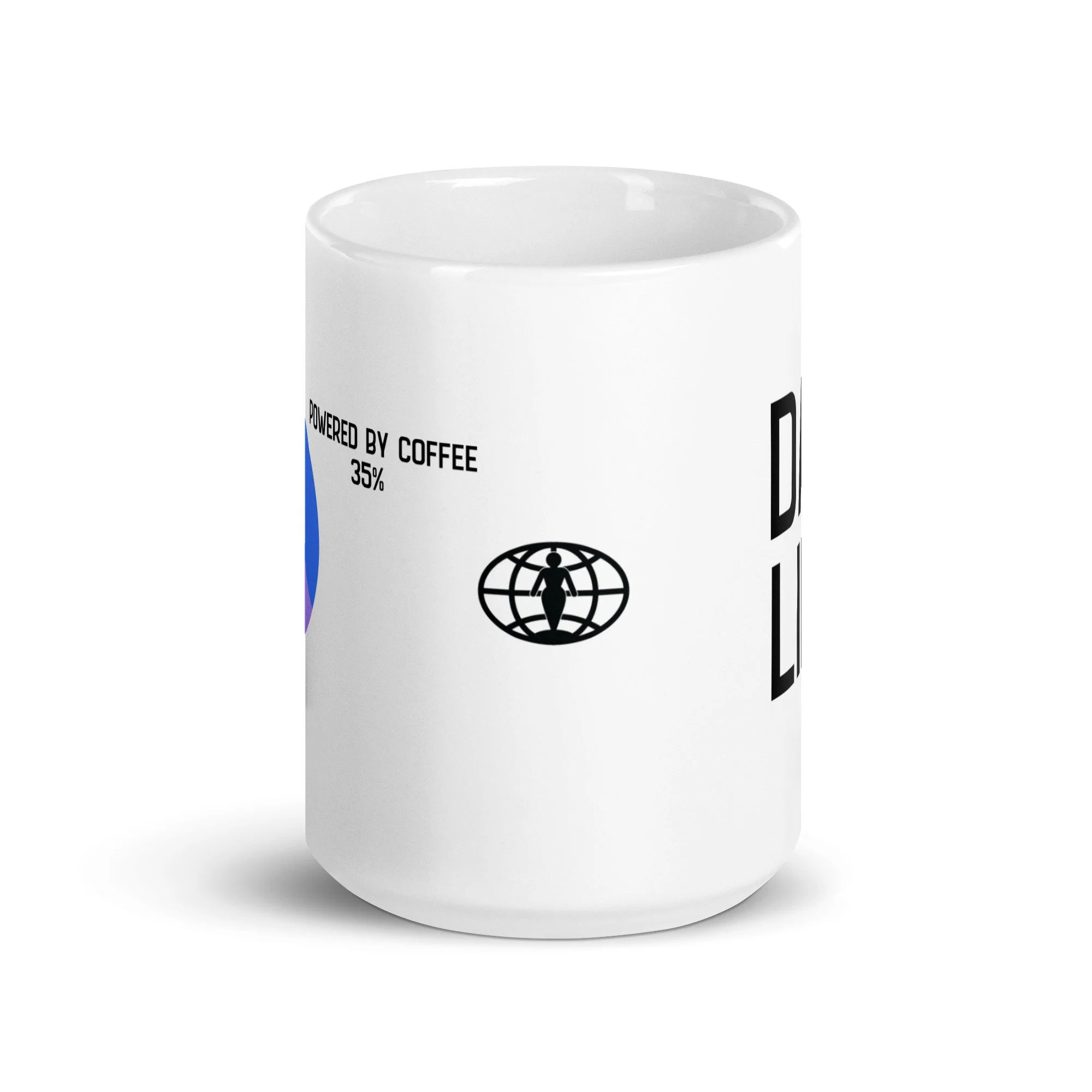 Dad Life Mug – Powered by Coffee, Managed by Tiny Humans Father's Day Gift