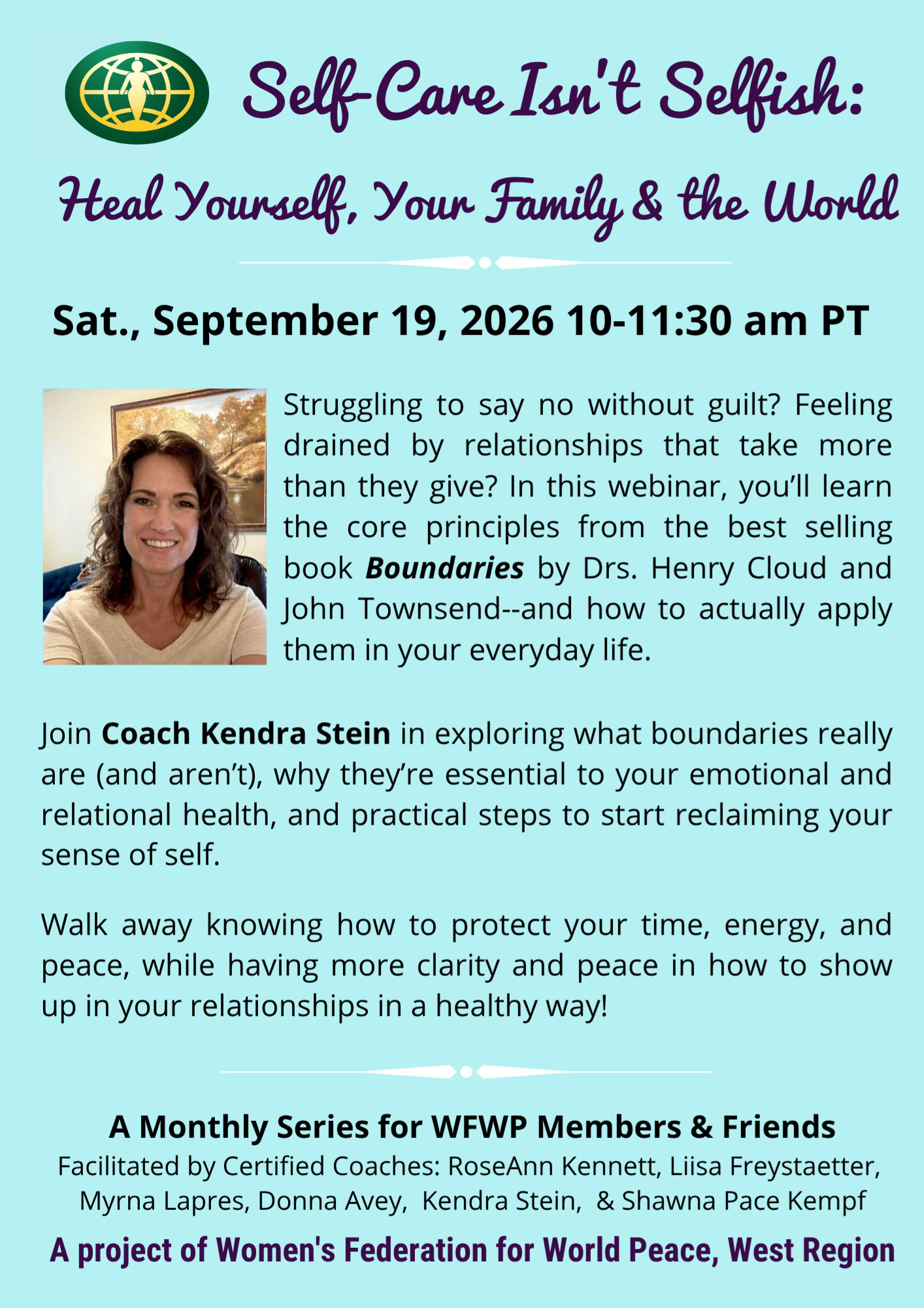 Sept Self-Care Isn't Selfish: Heal Yourself, Your Family & the World