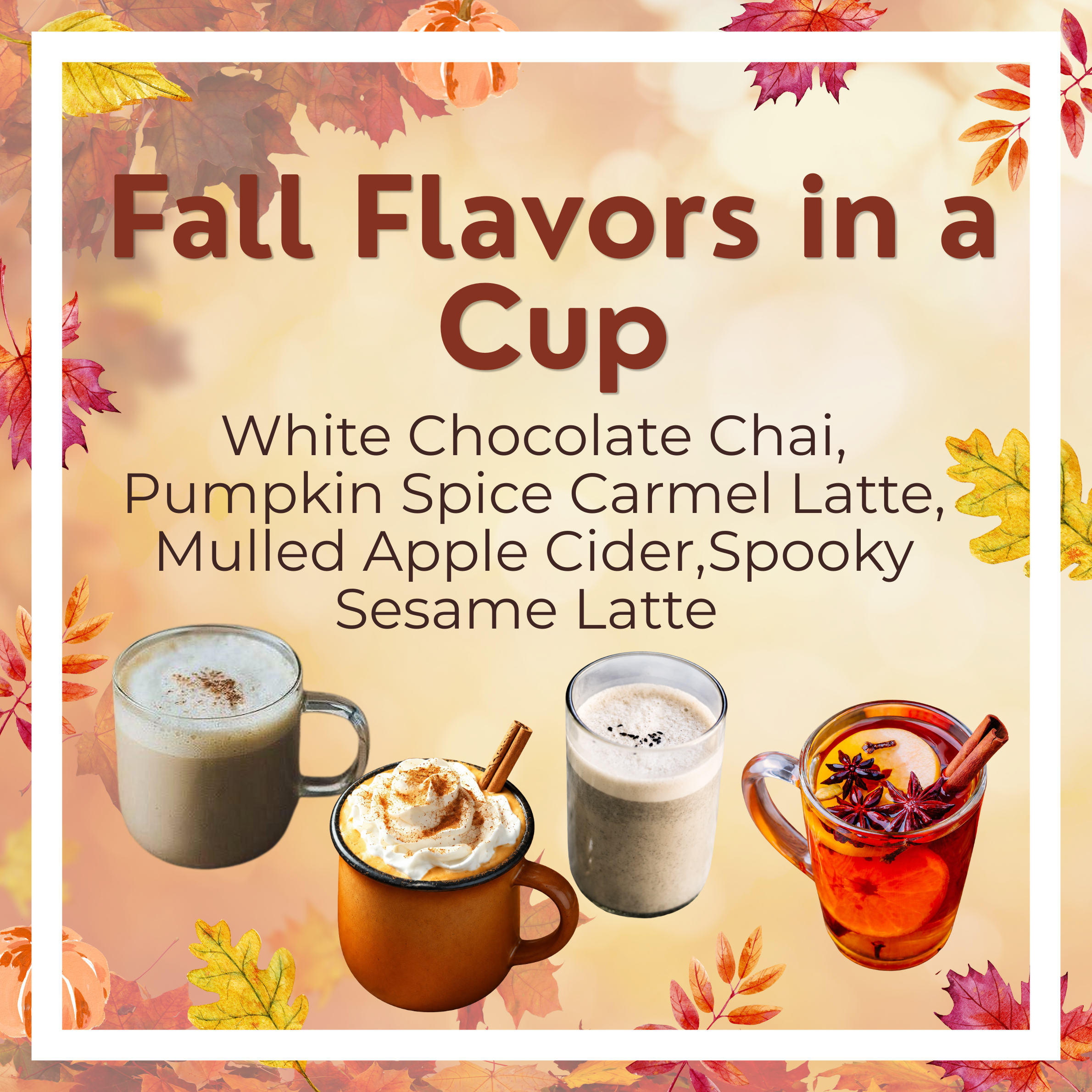 Fall Flavors in a Cup: Four Cozy Drinks to Welcome the Season