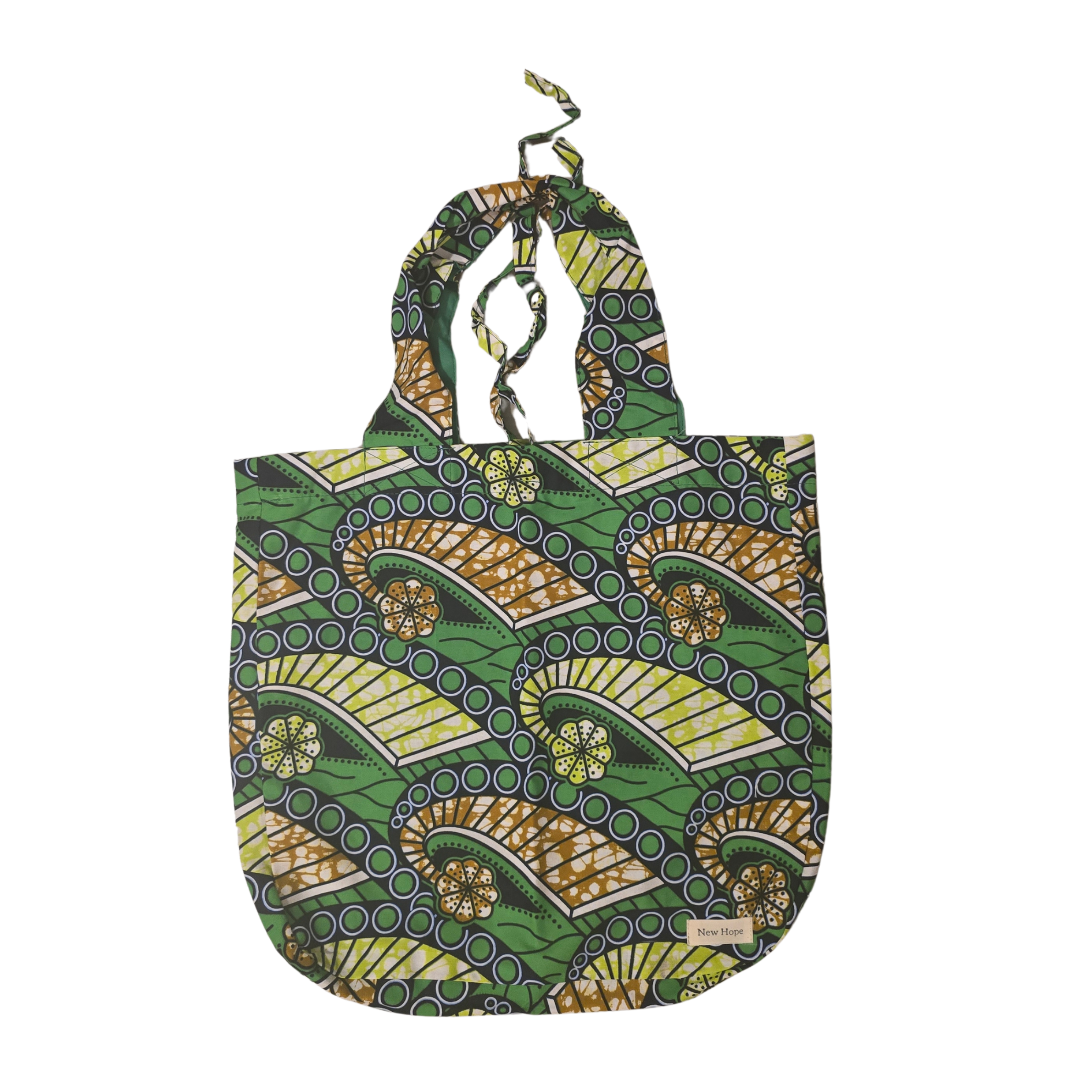 Medium Tote with tie closure