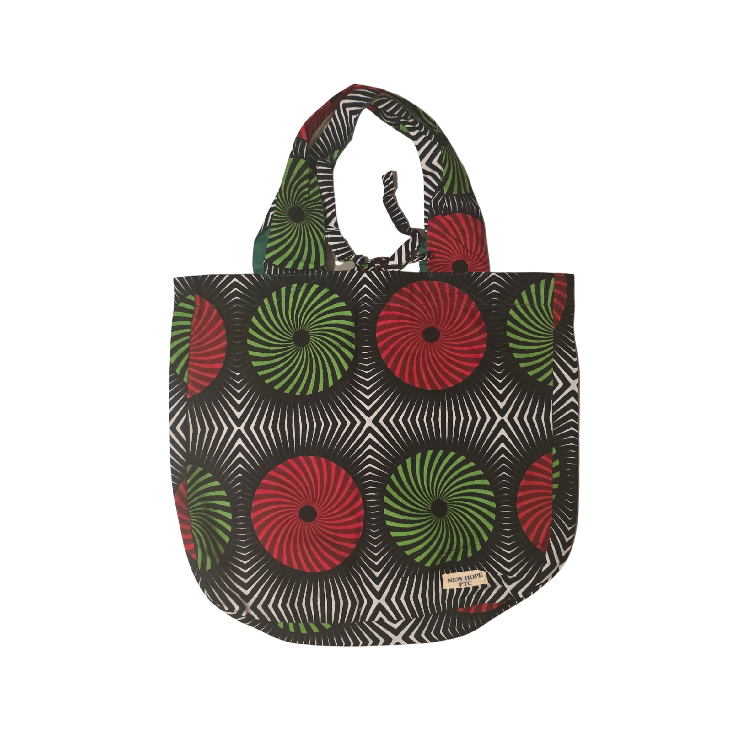 Medium Tote with tie closure