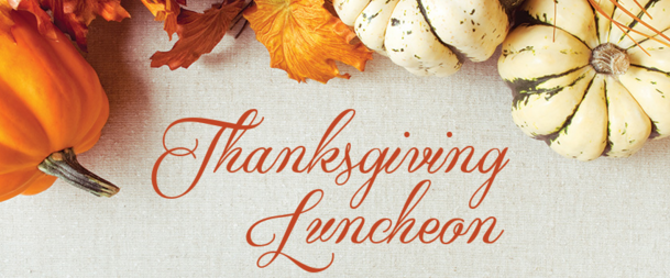 Legacy - Senior Adults Thanksgiving Luncheon