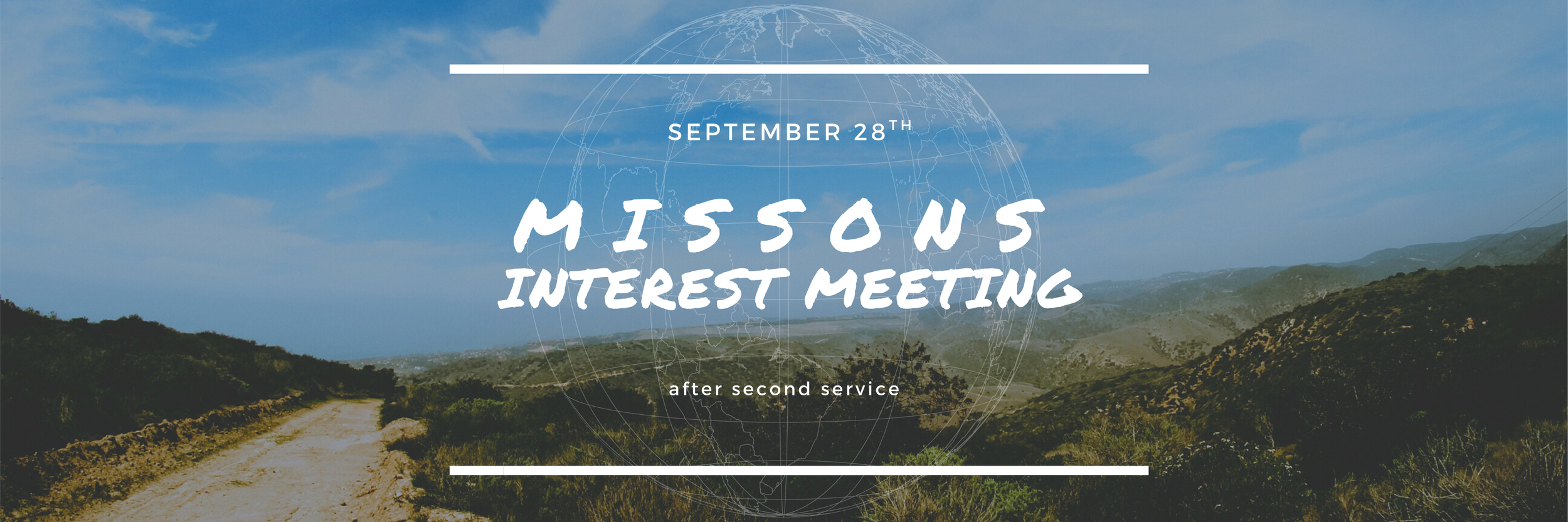 Outreach and Missions Interest Meeting