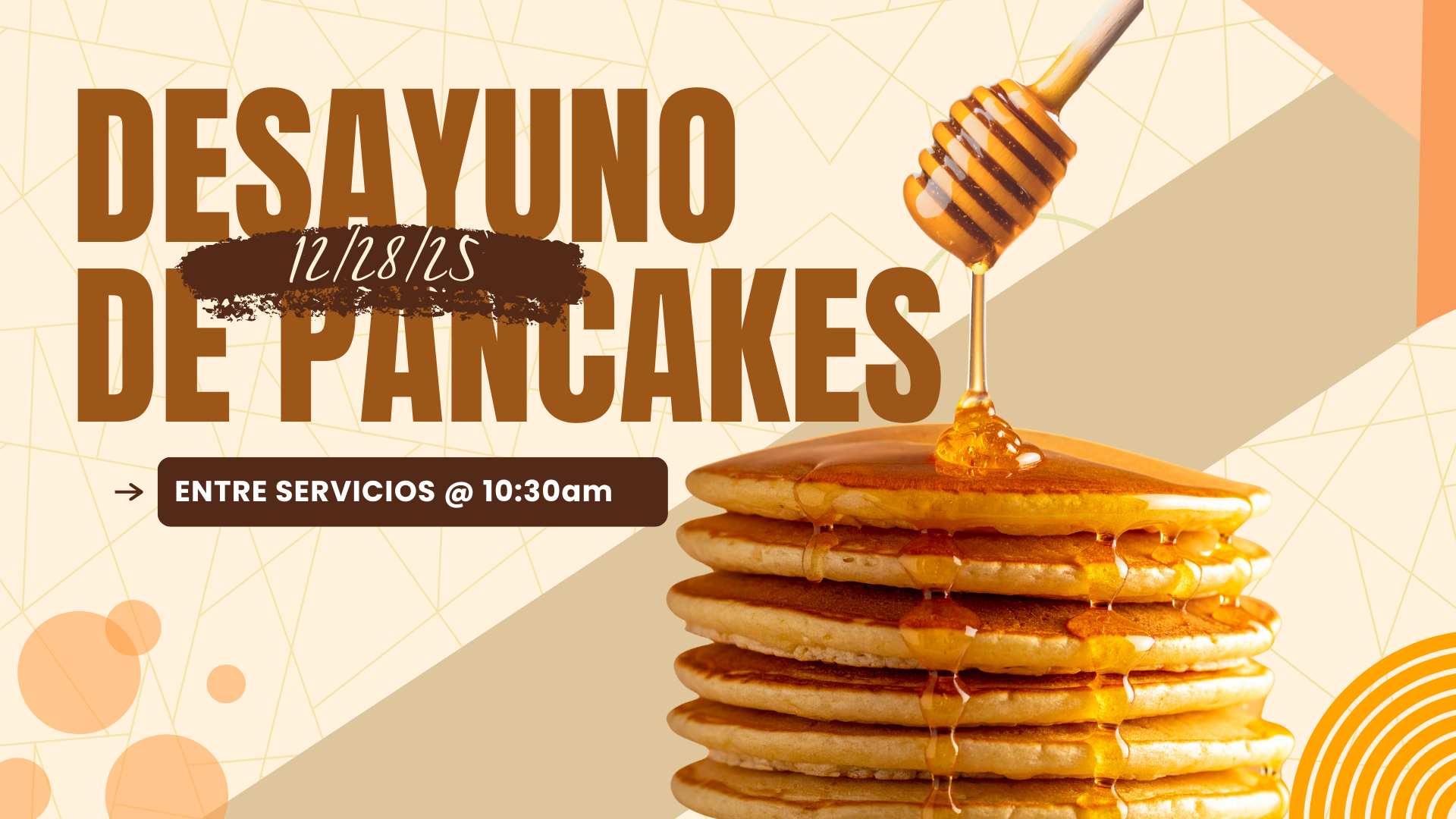 Desayuno de Pancakes de Año Nuevo