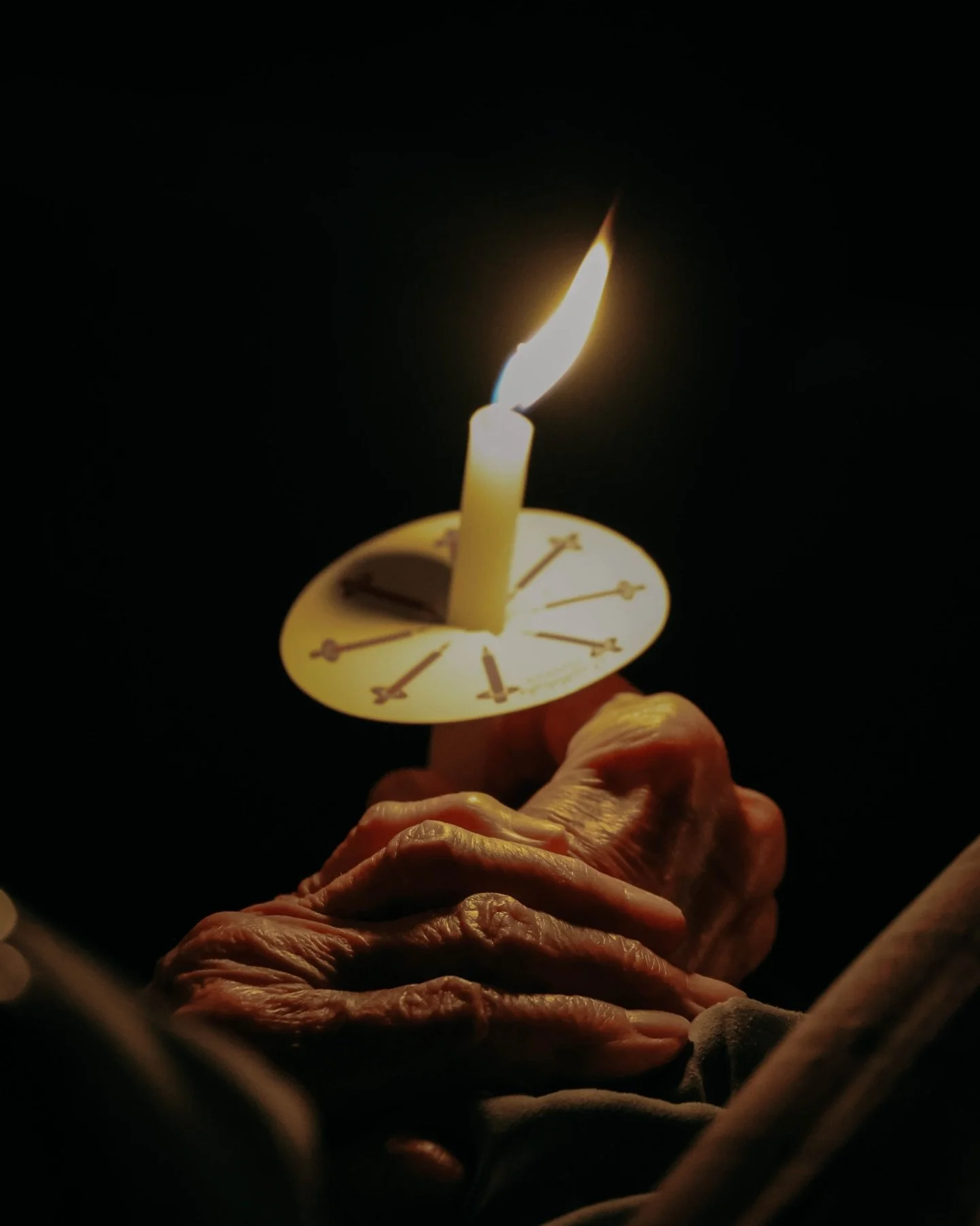 When Jesus spoke again to the people, He said,&nbsp;&ldquo;I am&nbsp;the light of the world.&nbsp;Whoever follows Me will never walk in darkness, but will have the light of life.&rdquo;
(John 8:12 NIV)

Tonight, we gathered for our Christmas Eve cand