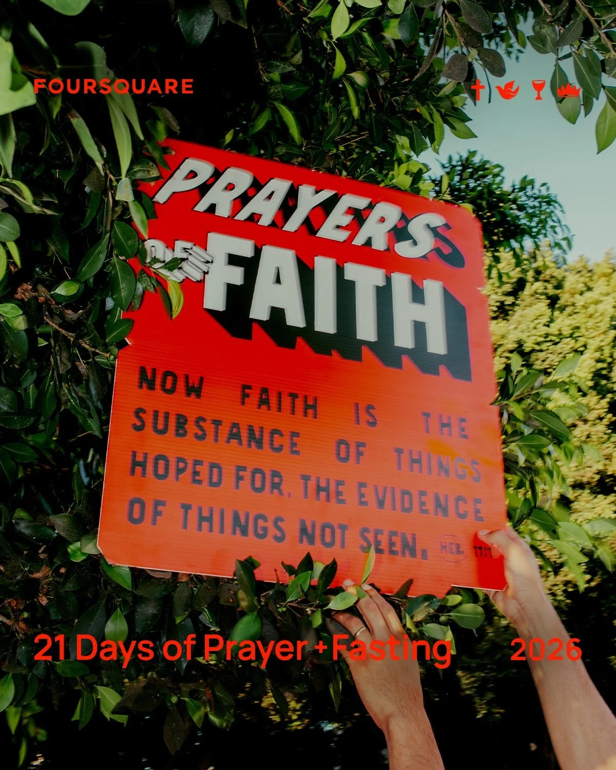 Let&rsquo;s get ready to kick off 2026 in prayer!

Please join us for 21 Days of Prayer + Fasting starting January 5-25, 2026. 

This year, as we devote ourselves to Prayers of Faith, let&rsquo;s be expectant to see God move in mighty ways! Prayers o