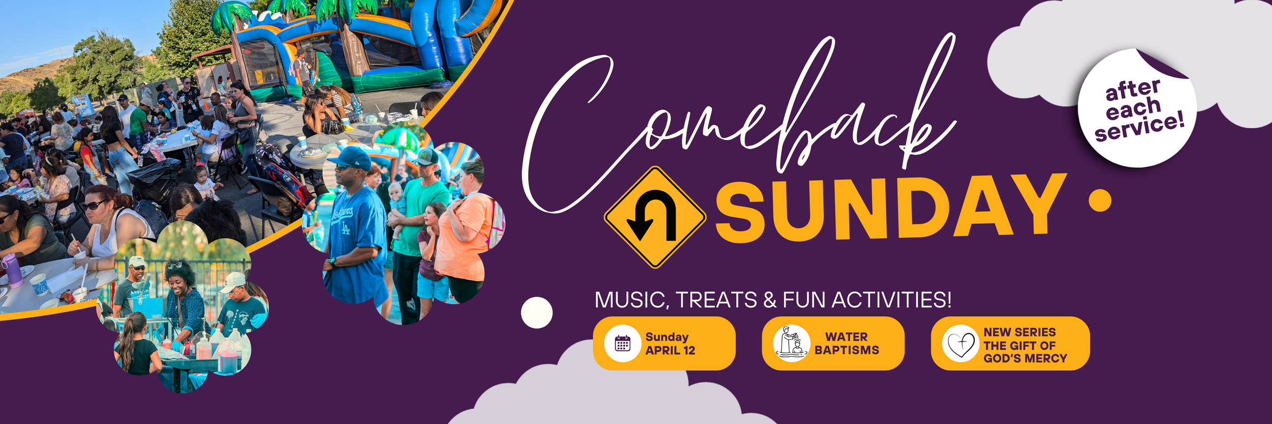 Comeback Sunday - Music, Treats &amp; Fun Activities