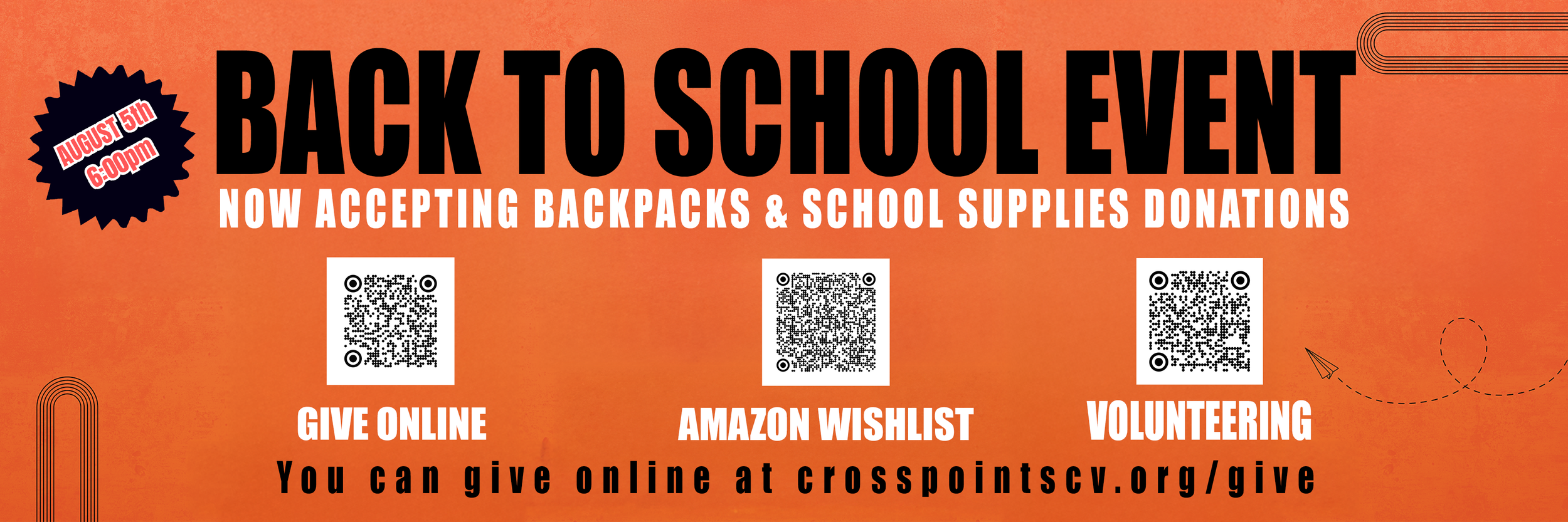 BACK TO SCHOOL EVENT