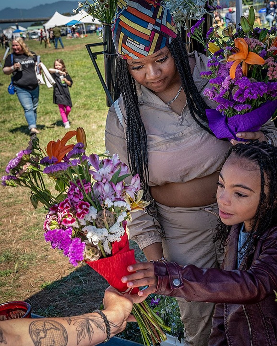 Special shout out to @flowersforpeoplehumboldt for always providing local flowers grown with love  to bless our community this past summer ❤️❤️❤️ 📸 @marklarsonphoto