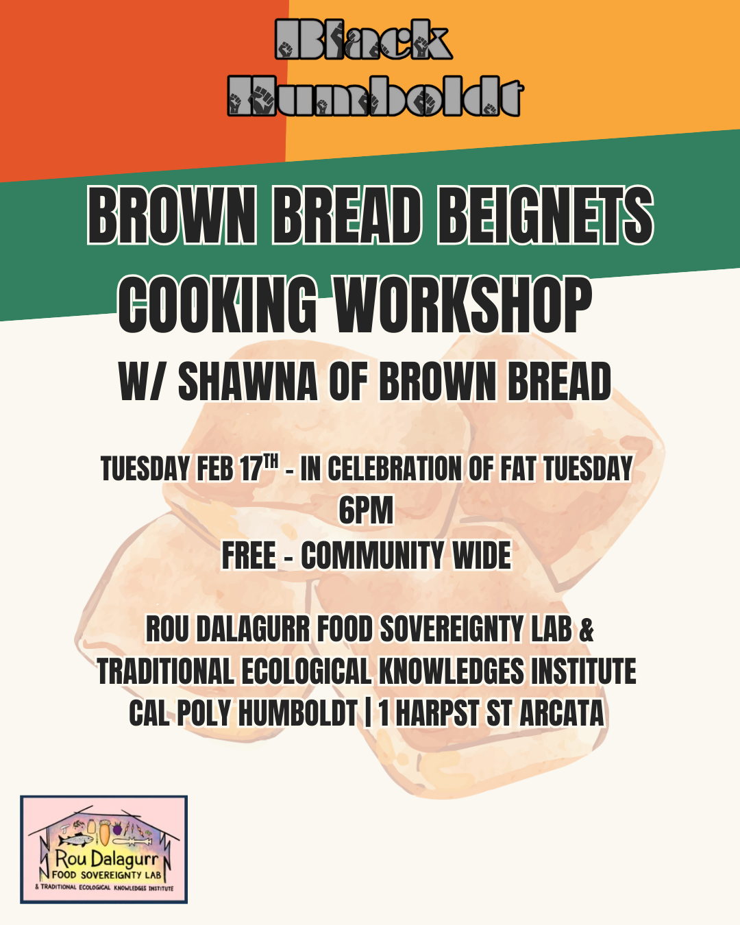 Brown Bread Beignets Cooking Workshop