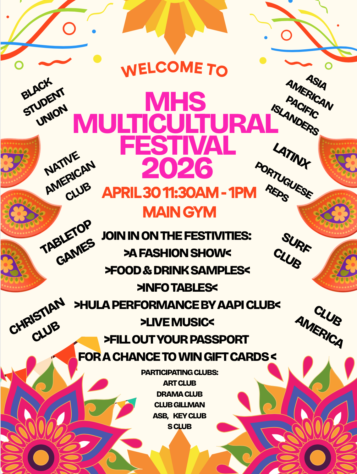 McKinleyville HS Multicultural Festival 