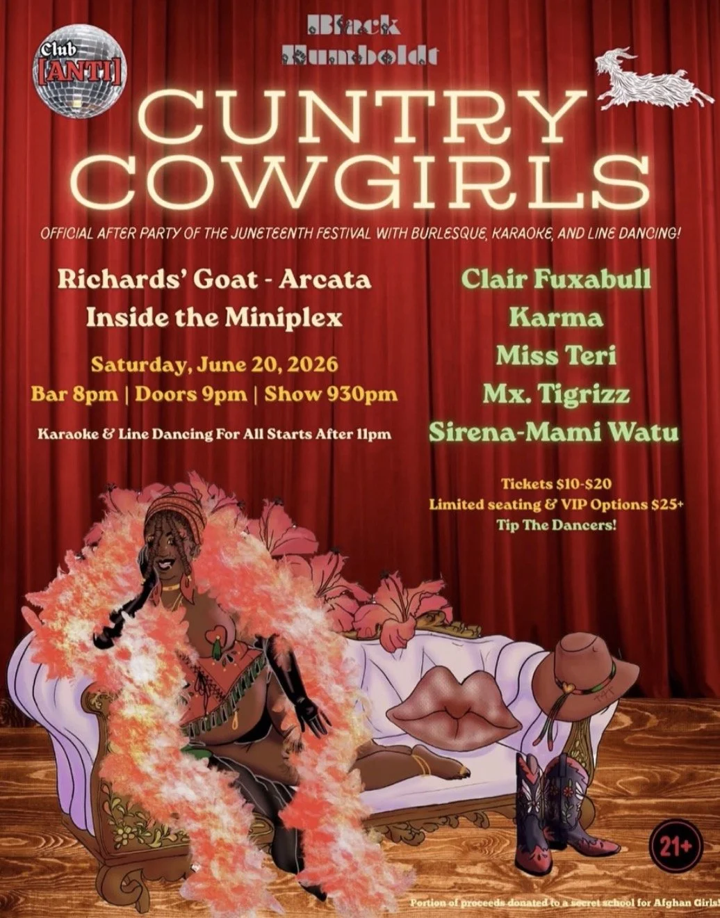 Cuntry Cowgirls Juneteenth Festival Afterparty 