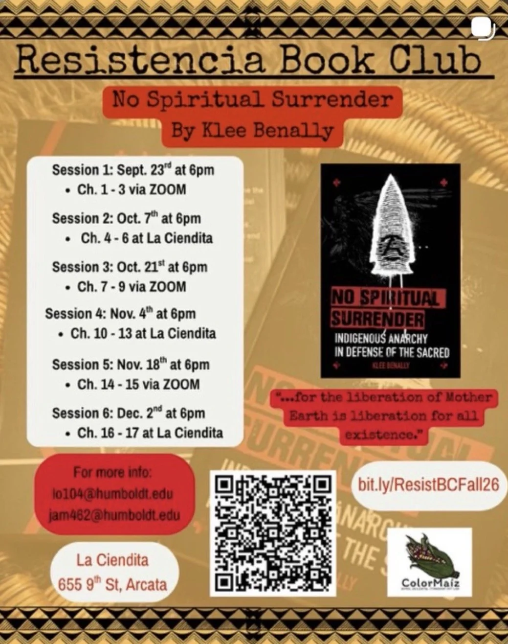Resistencia Book Club - In person 