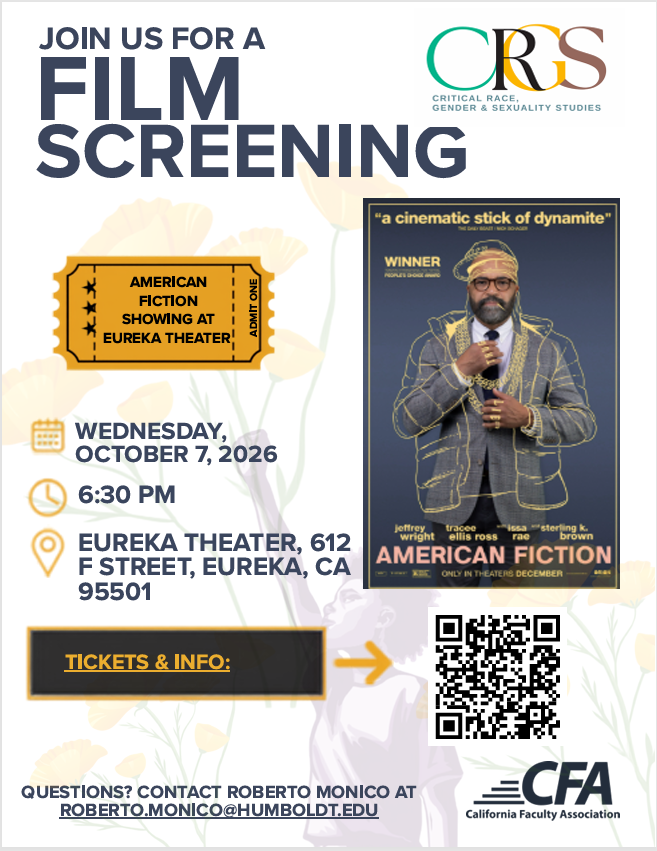 Free Film Screening; American Fiction