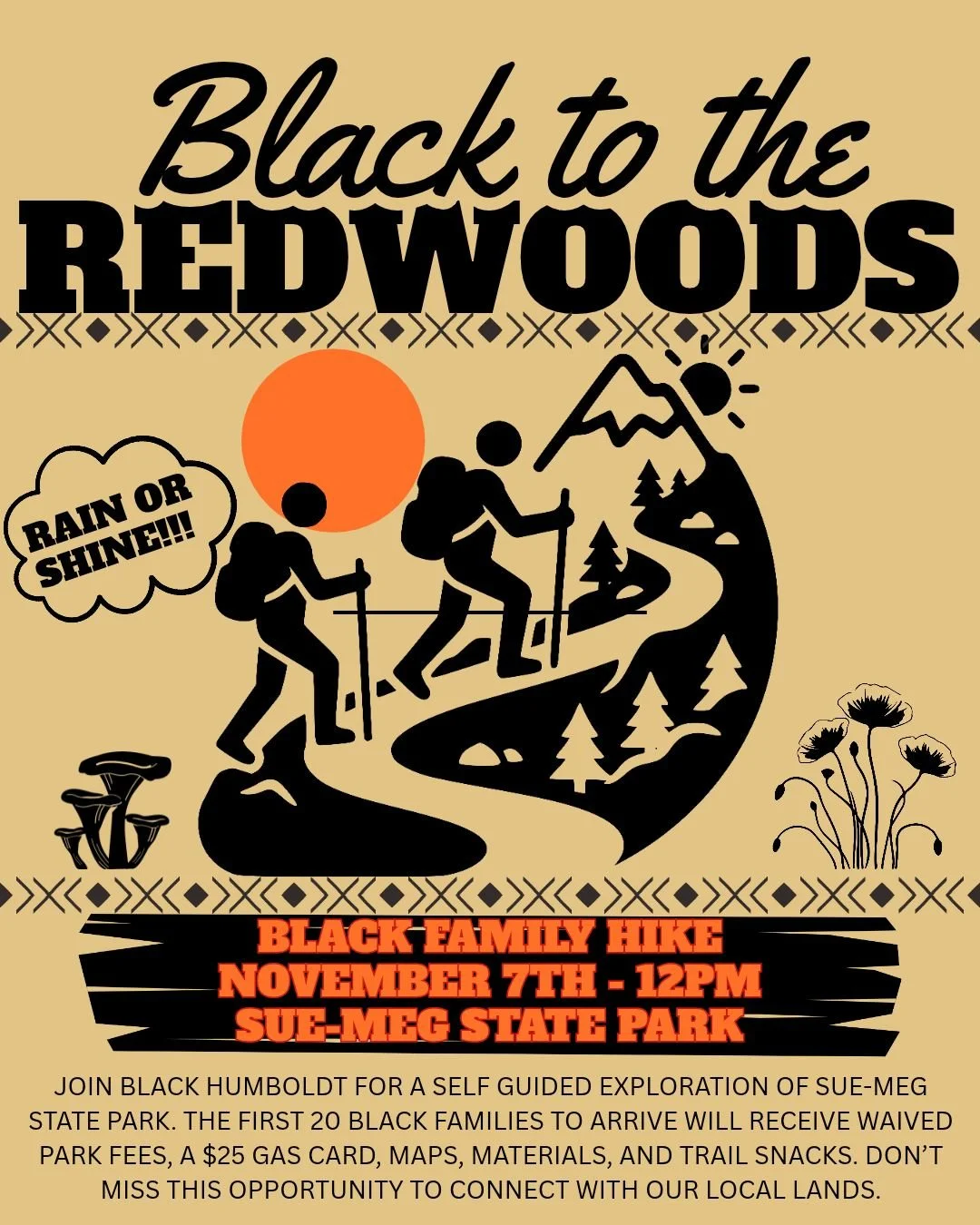 Black to the Redwoods- Black Family Hike