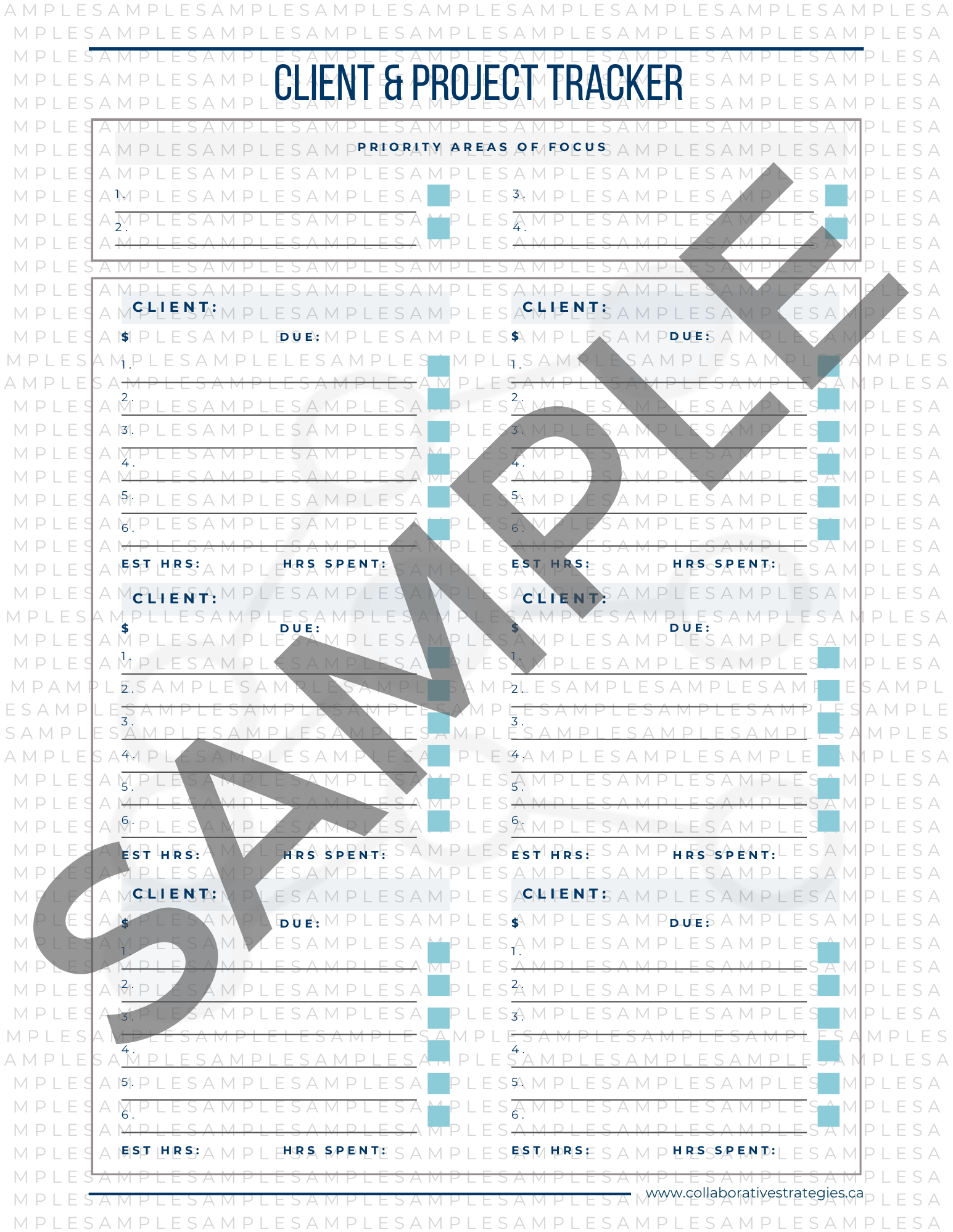 Client & Project Tracker