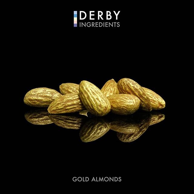 Gold Lustered Almonds