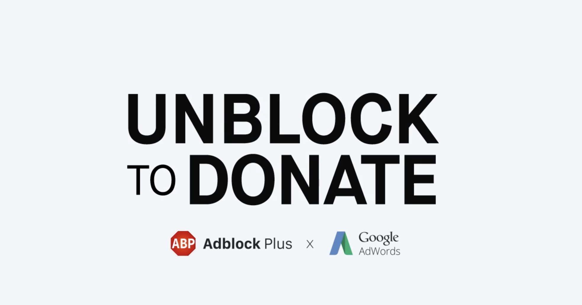 Unblock To Donate – Google + AdBlocker Plus