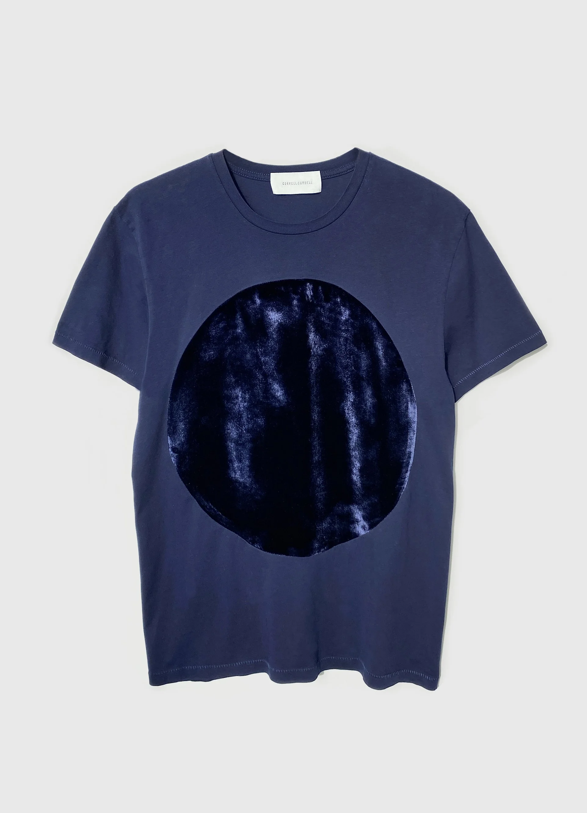 Blue Velvet Circle T-Shirt