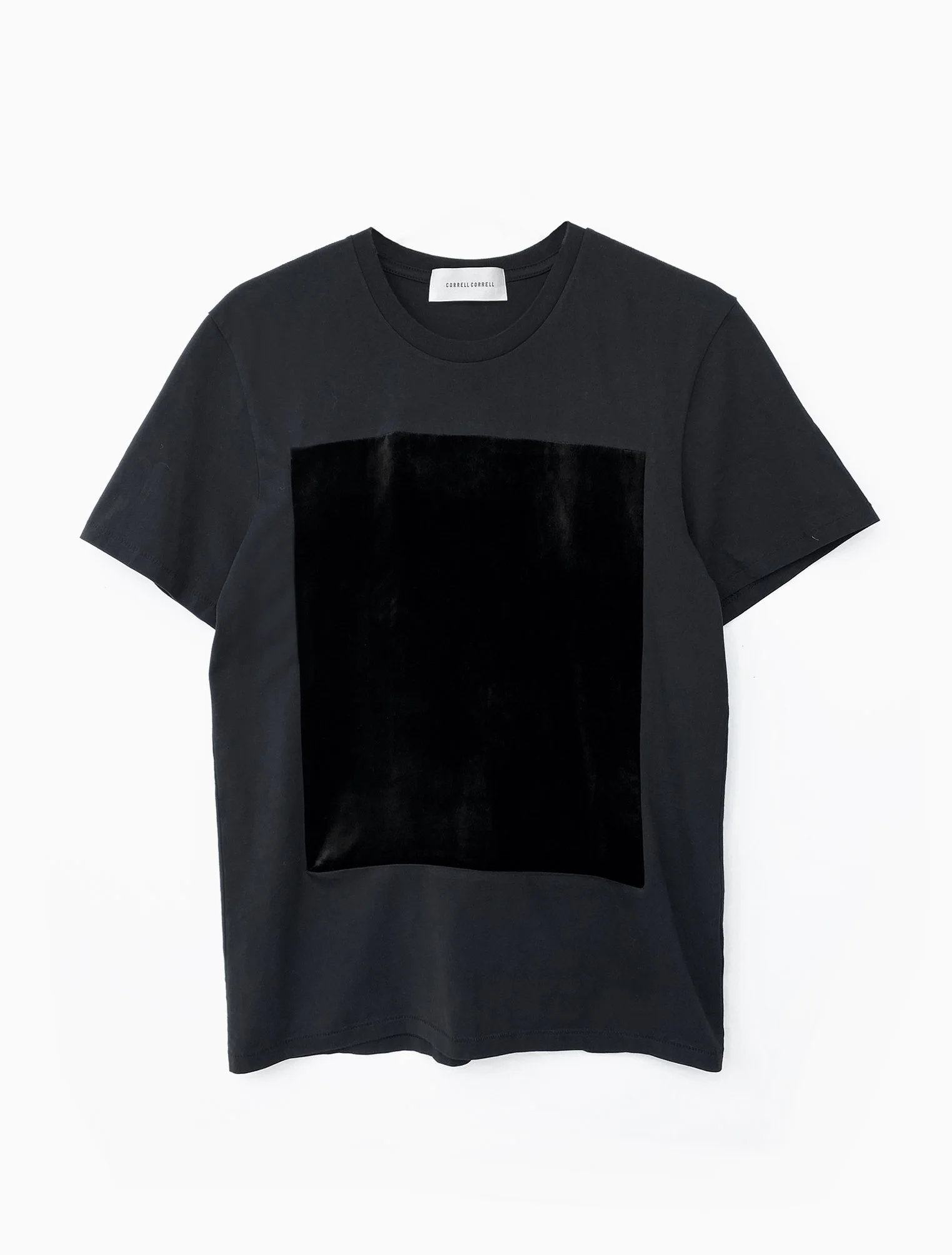Black Velvet Square T-Shirt