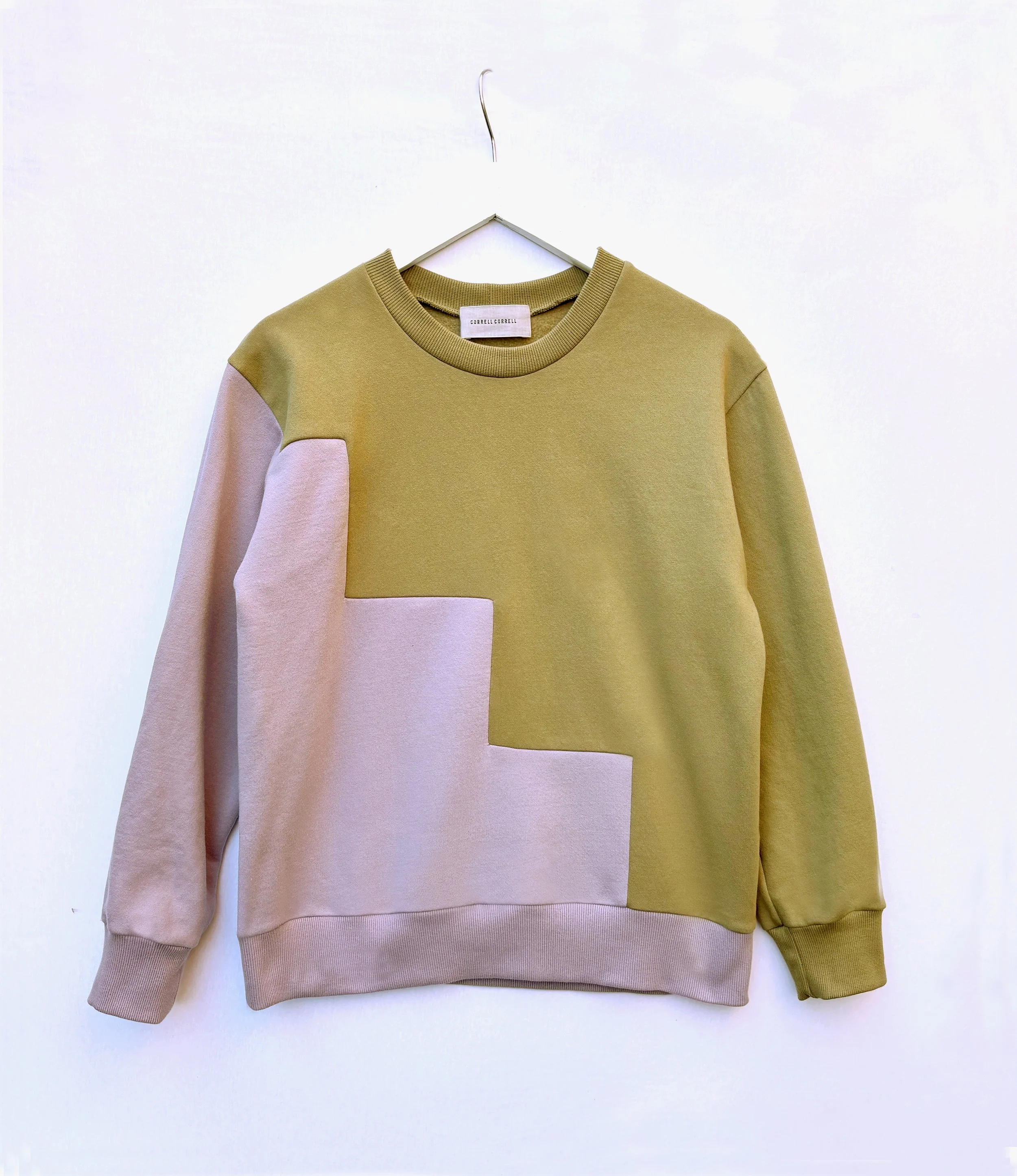 S only - Mitla Sweatshirt in Olive and Overcast