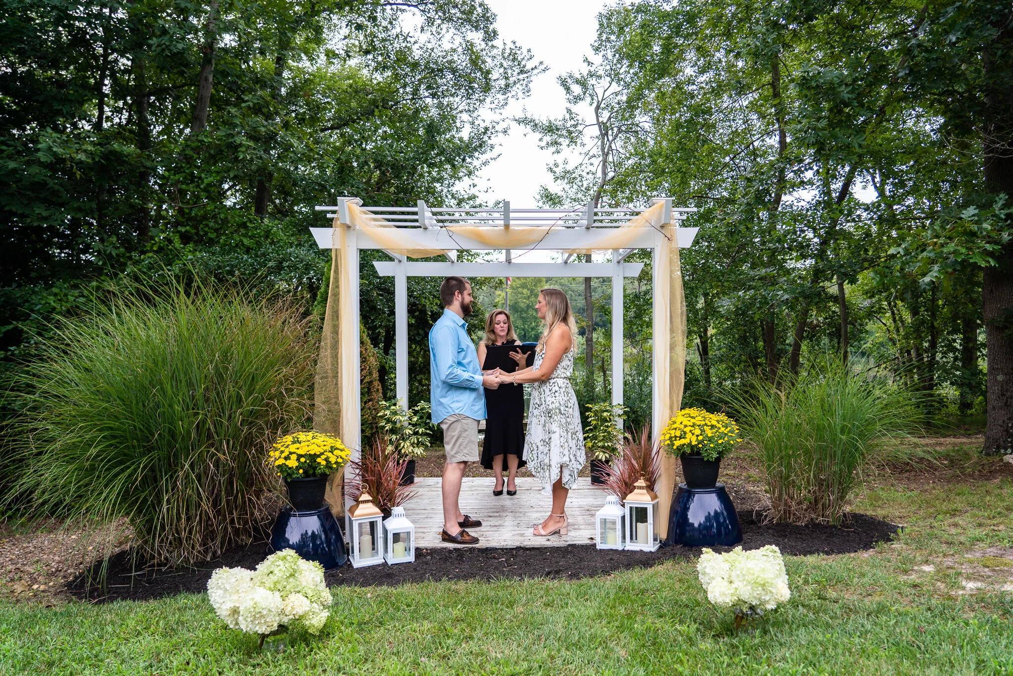 Cassie and Matt's Intimate Wedding Ceremony