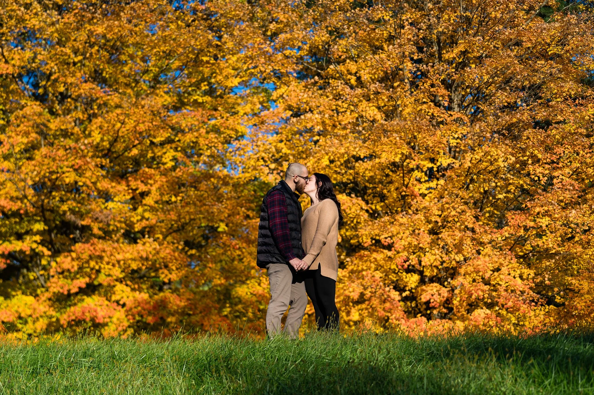Ridley Creek State Park - Shelby and Aaron's Autumn Engagement Session