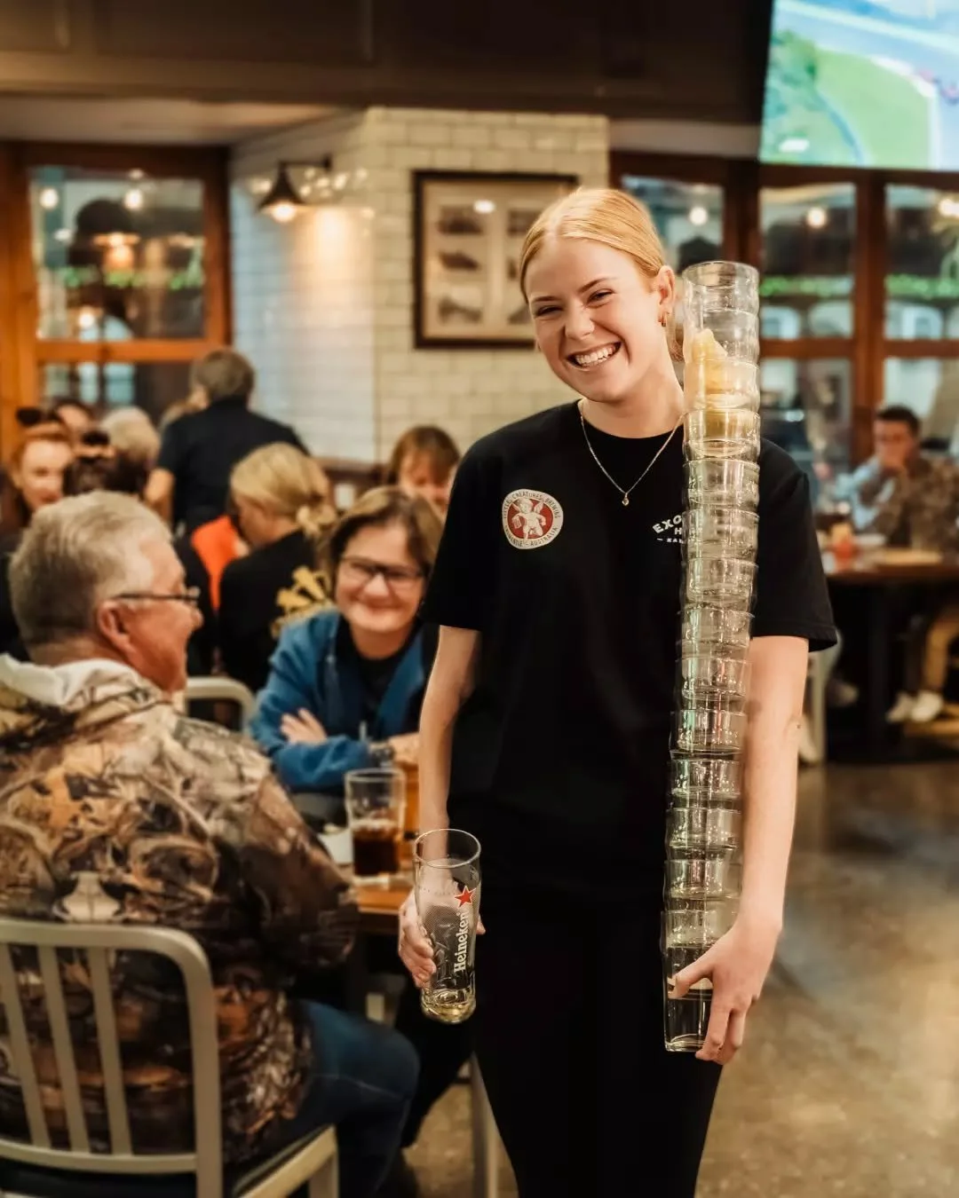 Just your daily reminder that our staff have world-class pint-carrying skills 🍻

Come see us this week for beers and a Paddy's feed! For bookings head to the link in our bio.