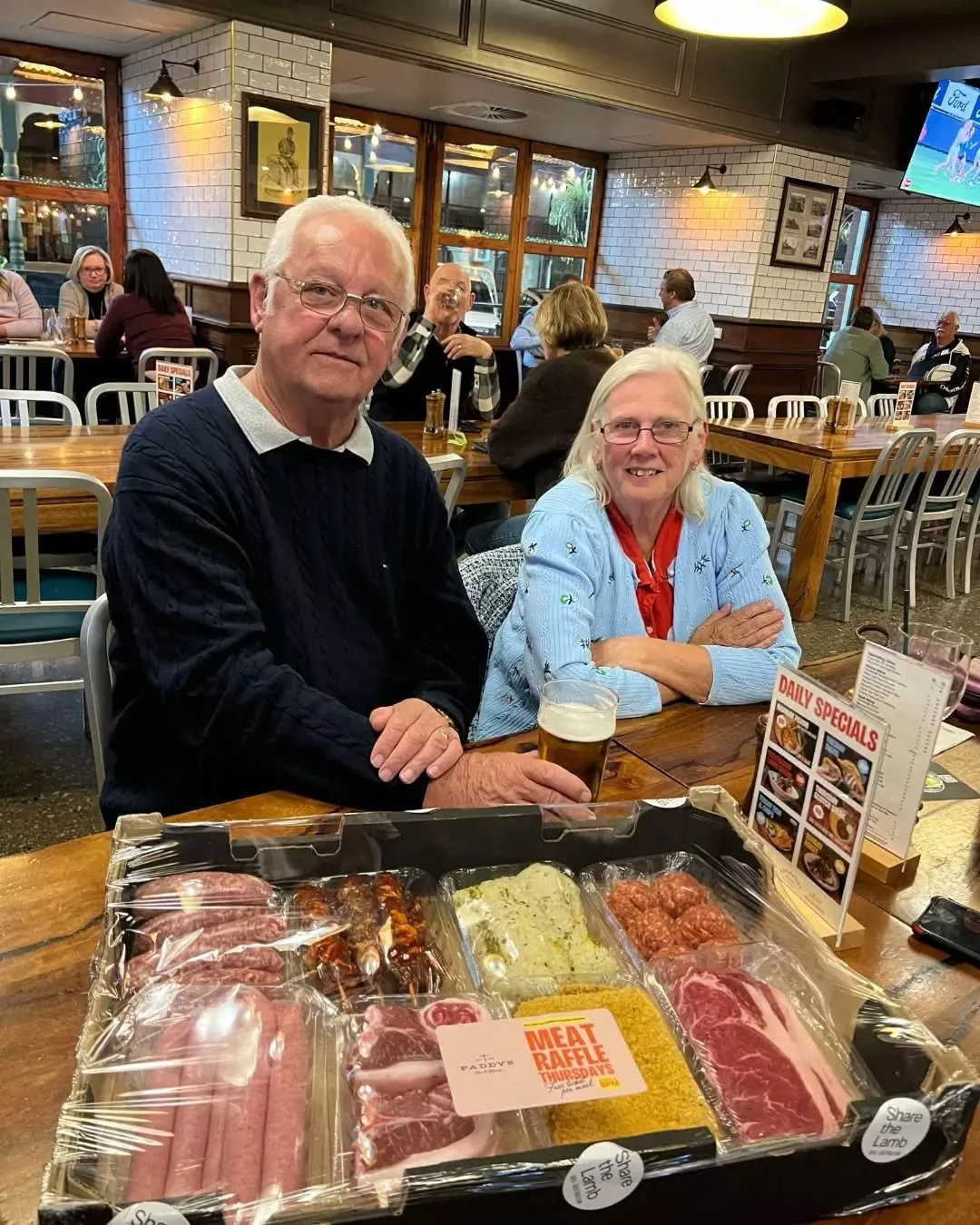 Every Thursday you could be in it to win our Meat Raffle!

Grab any main meal and score a raffle ticket and the draw happens at 8pm with a $100 meat pack up for grabs from Piccadilly Butchers&nbsp;🍻