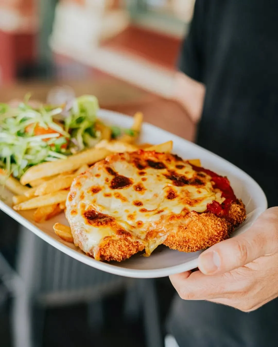 Make Mondays taste better with a classic Paddy&rsquo;s parmi!

Perfect for family dinner, date night, or just because you deserve it. For bookings head to the link in our bio.