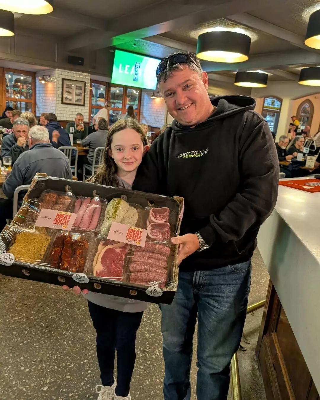 Dinner + a chance to win big? Yes please 🙌

Join us every Thursday at Paddy&rsquo;s for our Meat Raffle!
Purchase any main between 6 and 8pm and go in the draw to score a $100 Piccadilly Butchers meat pack.