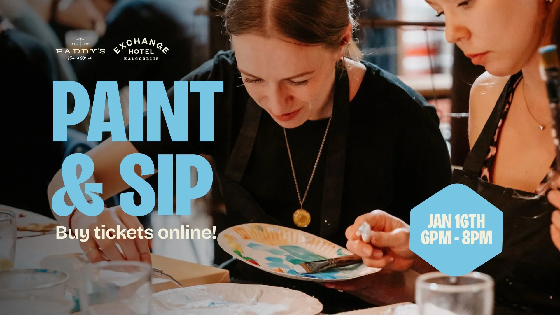 Paint & Sip at Paddy's!