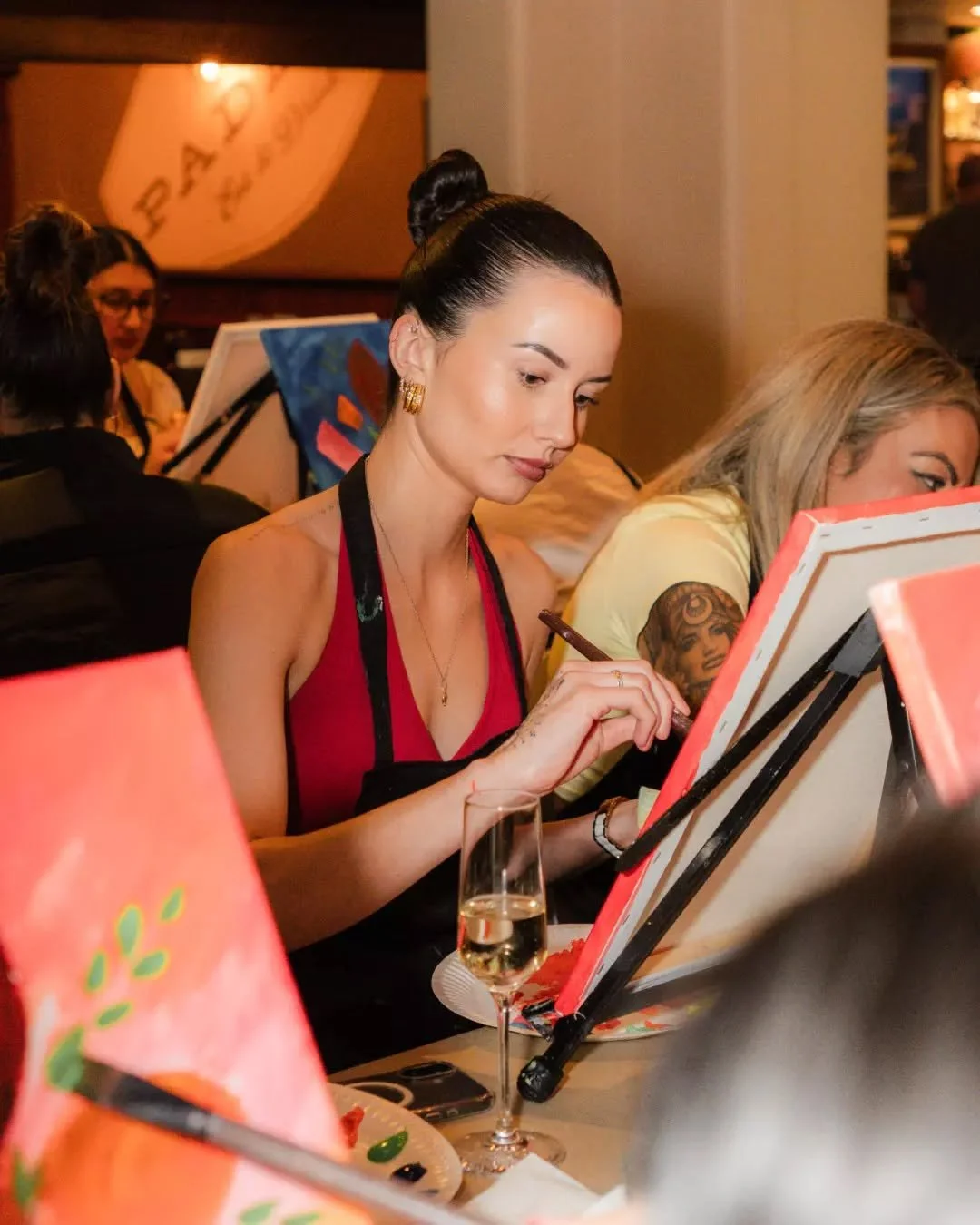 Paint &amp; Sip is happening this Saturday at Paddy&rsquo;s 🎨🍷

Join local artist Hajni for a relaxed, creative evening filled with colour, good vibes, and your favourite drinks in hand!

Spots are limited and we&rsquo;re close to selling out, so g