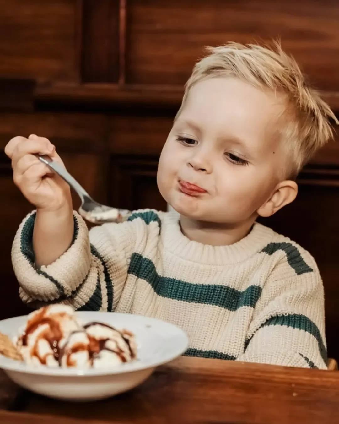 Sweet little moments deserve sweet little treats 🍦

Bring the kids over for a scoop or two and a Paddy's feast. For bookings head to the link in our bio.