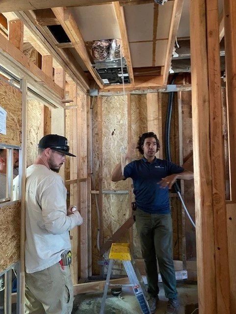 Installing an ERV in a whole home remodel