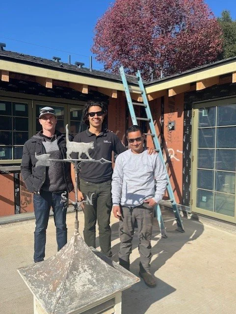 Allen's High Performance Team checking on progress