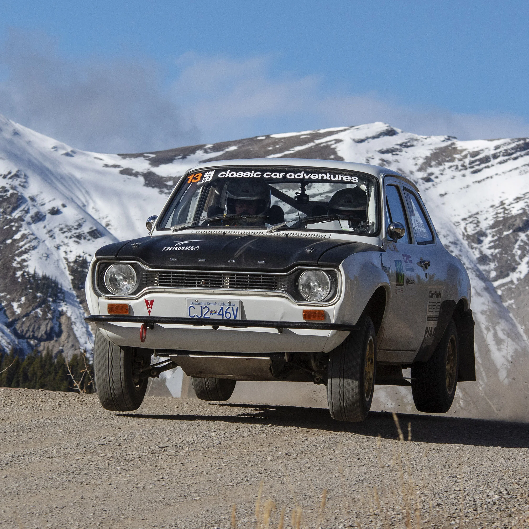 Air time at Kananaskis Rally 2018. Photo: Shawn Bishop