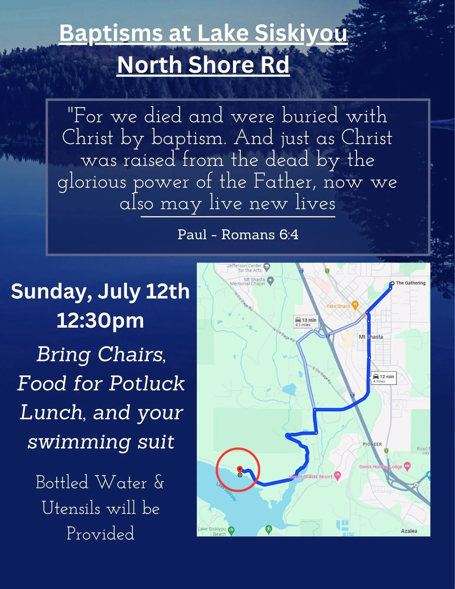 BAPTISM Sunday!           