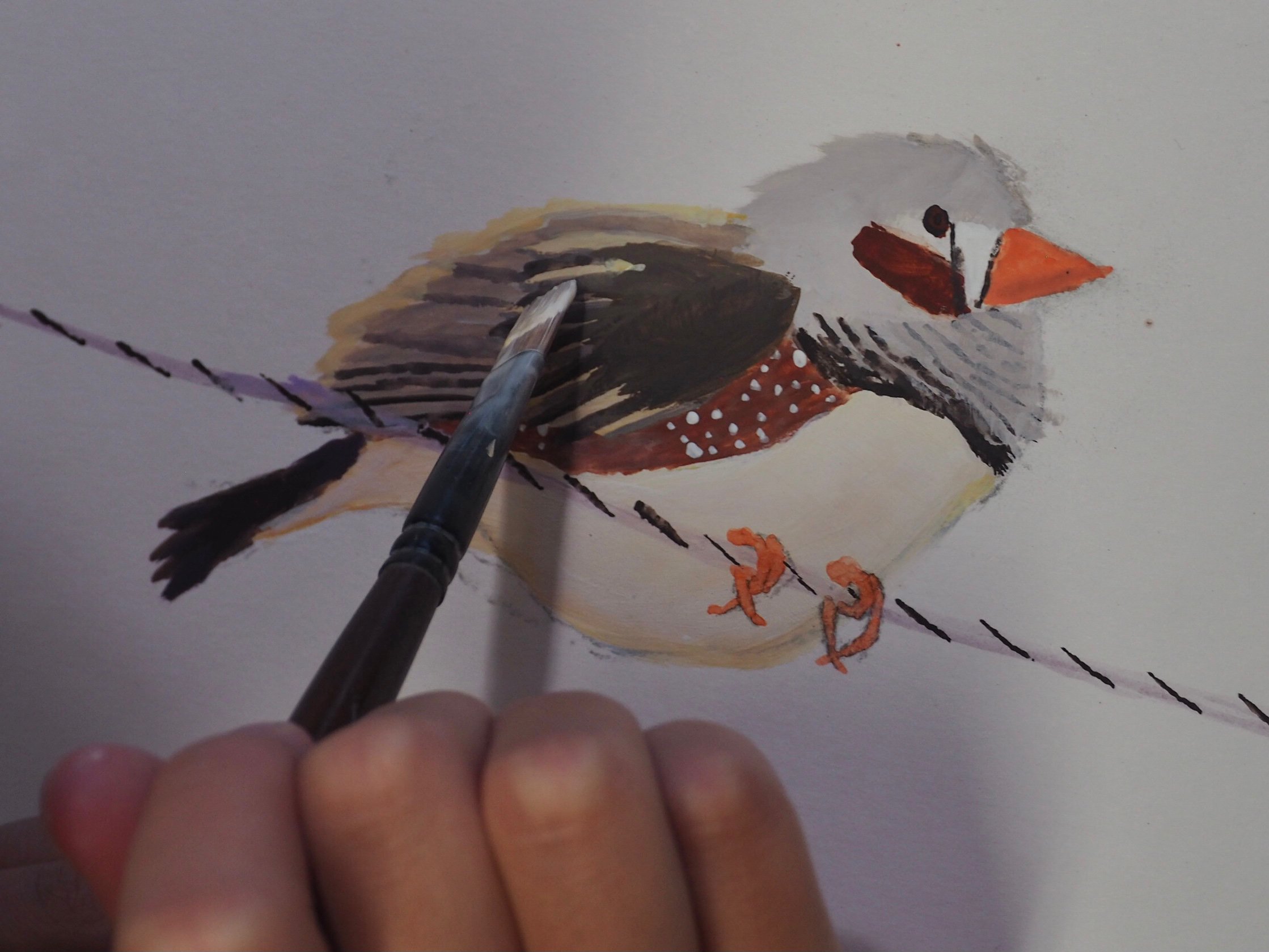 Bird painting by workshop participant.jpeg