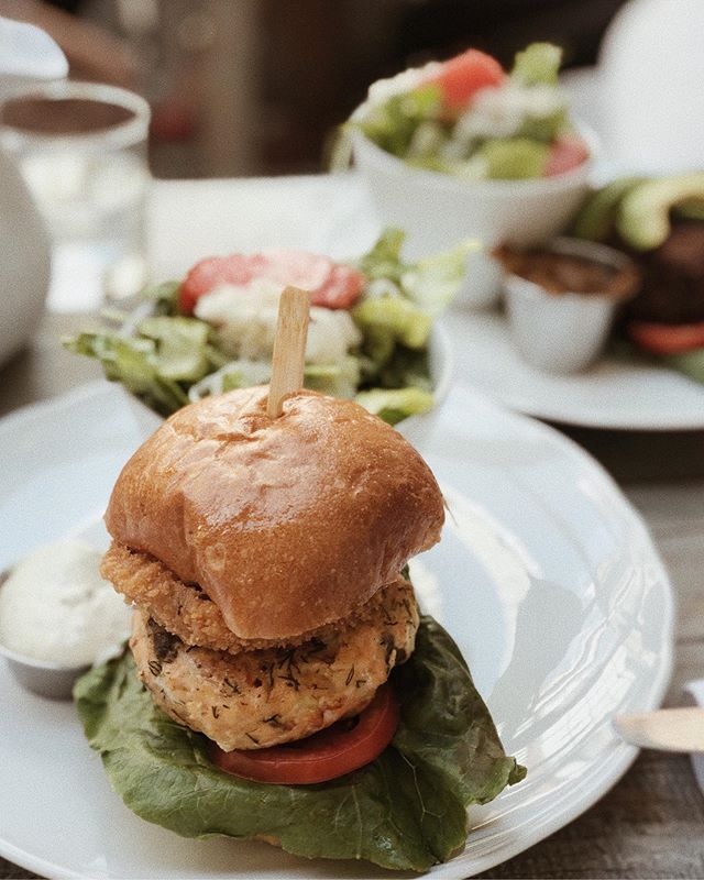 them: &ldquo;why don&rsquo;t you try becoming a pescatarian?&rdquo; me: &ldquo;sorry, i don&rsquo;t change religions easily.&rdquo; that being said, my salmon burger looks uber delish on portrait mode.
