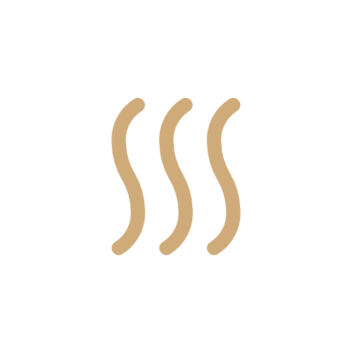 radiating heat waves line icon