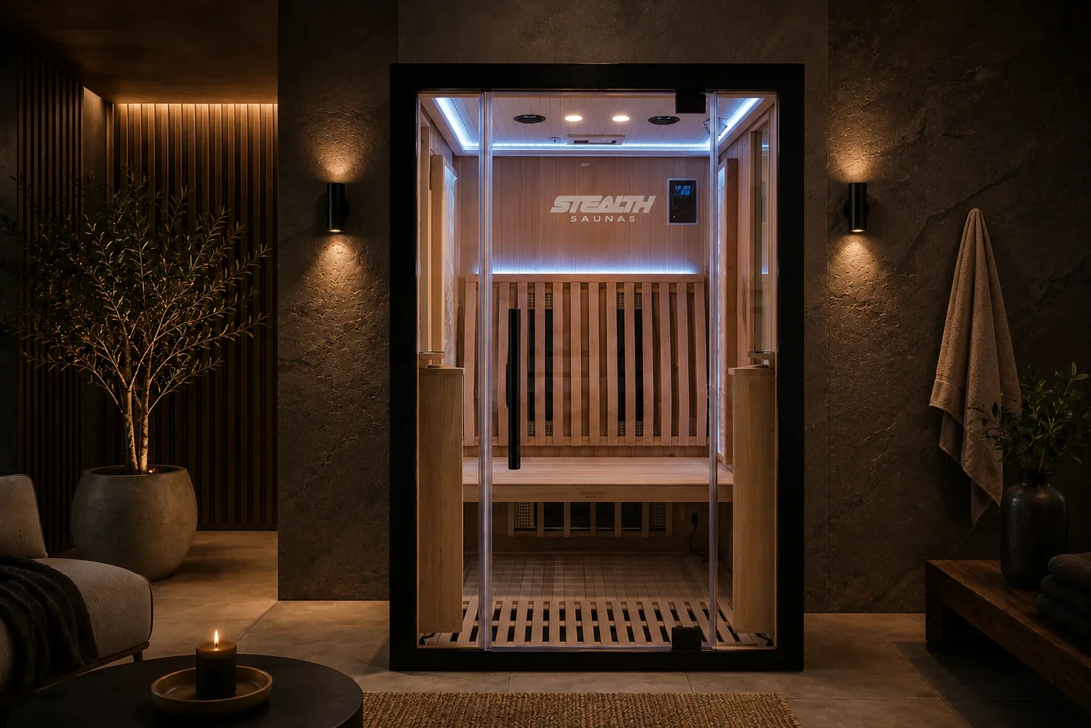XL Himalayan Sauna in a lifestyle luxury environment