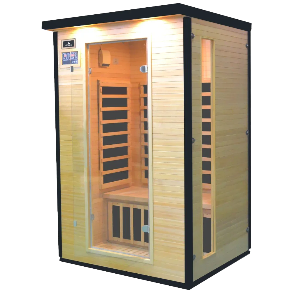 SIR2 Sauna isolated on a white background