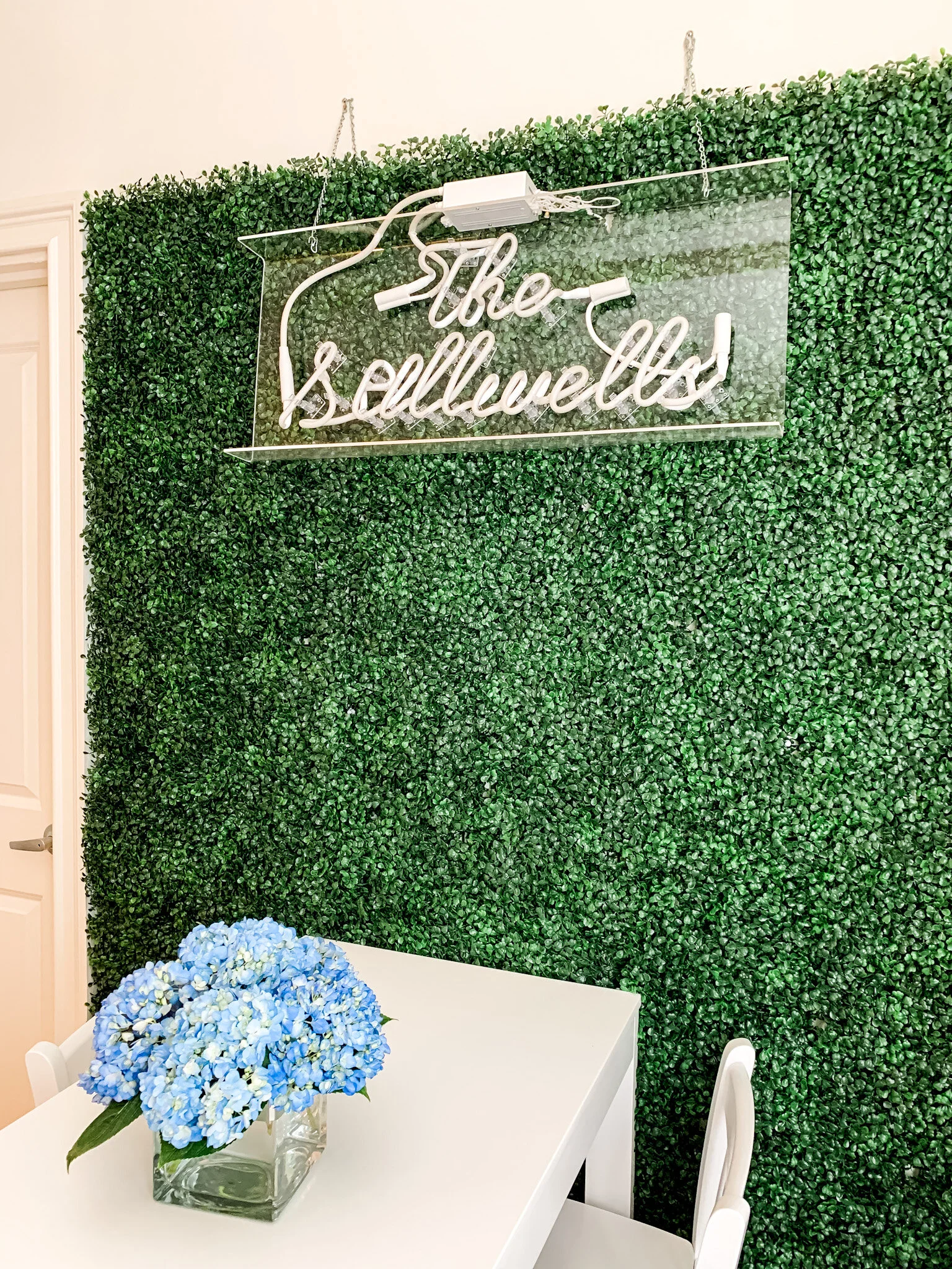 Our Wedding Decor Turned Dining Area