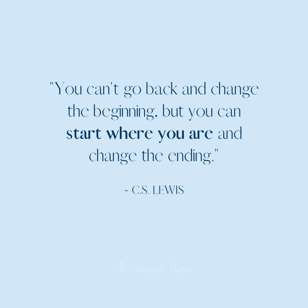 Start Where You Are 🖤