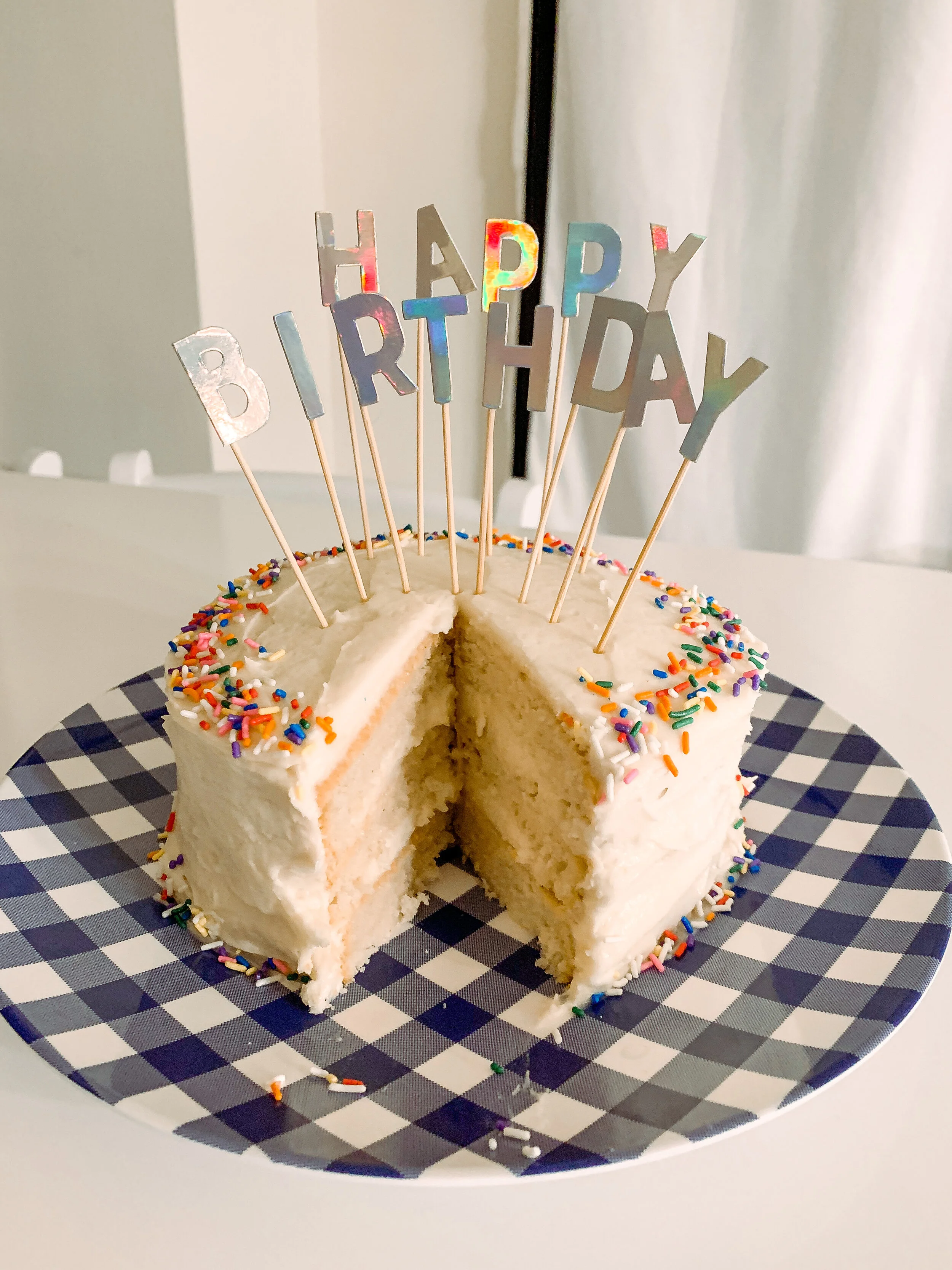 Gluten Free Birthday Cake (From Scratch!!)